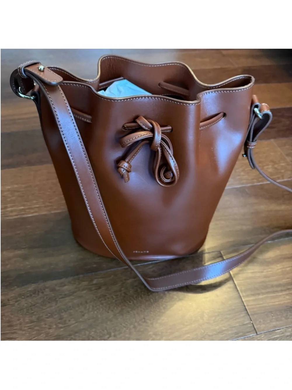 Nwt Sezane Farrow in Natural leather